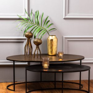 Salontafelset Paxton ovaal brons